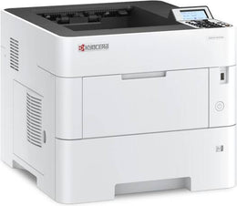 Kyocera ECOSYS PA5500x Monochrome Laser Printer, 57ppm Print Speed, 600x600 dpi and Up to Fine 1200dpi, 600 Sheet Tray, 512MB RAM, Duplex, 5 Line LCD, Hard Key Panel, GB Ethernet, USB, White | PA5500x