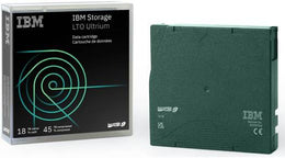 IBM LTO-9 Tape Media Cartridge, 18TB Native/ 45TB Compressed, Up to 900 MB/s Transfer Speeds, Ensure Optimal Data Security, Use Custom, Blank and Rfid-embedded Cartridge Labels | 02XW568