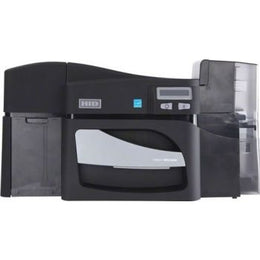 HID Fargo DTC4500e Dual-Sided ID Card Printer, Dual-Sided Card Lamination, Dye Sublimation, Color YMCKO Print Speed: 16 sec/card, Black | 055400