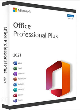 Microsoft Office Professional Plus 2021, Needs 4GB RAM/4GB HDD, Level-D License, Compatible with Windows 10/11, 1 PC | 79P-05855