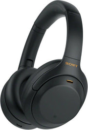 SONY WH-1000XM4 Wireless Noise-Canceling Over-Ear Headphones, Hi-Res Audio Drivers, Custom Sound for Activities & Locations, Up to 30H of Playback with BT+ANC, Wearing Detection, Black | TRZ-1000XM4BK