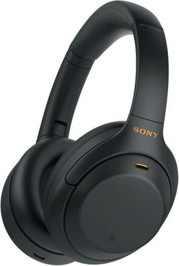 SONY WH-1000XM4 Wireless Noise-Canceling Over-Ear Headphones, Hi-Res Audio Drivers, Custom Sound for Activities & Locations, Up to 30H of Playback with BT+ANC, Wearing Detection, Black | TRZ-1000XM4BK