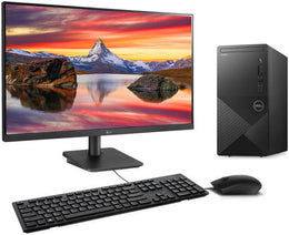 Dell Vostro 3888 Bundle, Intel Core i3- 16GB DDR4 3200 MHz RAM, 1TB 7200 RP SATA HDD, Intel UHD 630 Graphics, DVD-RW, Ubuntu 18.04, With 27inch Monitor, Wired Keyboard and Mouse | Vostro-3888