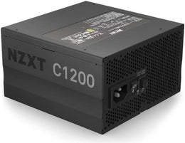 NZXT C1200 Fully-Modular ATX 3.0 1200W Power Supply, 80 Plus Gold, 135mm PWM Fan with Fluid Dynamic Bearing, 2300 RPM Speed & 93.02 CFM, Japanese Capacitors, 16-pin PCIe 12VHPWR, Black | PA-2G1BB-UK
