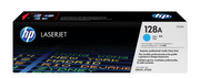 HP 128A Cyan Original LaserJet Toner Cartridge (CE321A)