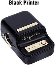 Printers - NiiMbot Portable Commercial Thermal Mini Label Sticker Printer Wireless Barcode Printers B21 Without Ink Ribbon For Retail (Black Printer)