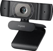 Rapoo C200 720p HD USB Black, 360° Horizontal, 100° Super Wide-Angle Webcam with Microphone for Live Broadcast Video Calling Conference | 19880
