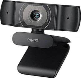 Rapoo C200 720p HD USB Black, 360° Horizontal, 100° Super Wide-Angle Webcam with Microphone for Live Broadcast Video Calling Conference | 19880