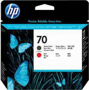 HP 70 Matte Black and Red Printhead | C9409A