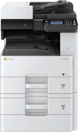 Triumph Adler P-2540i MFP Laser Printer, 250 Sheets A4 Paper Output, 1200 x 1200 Dpi Resolution, Max 25 A4 Pages/Min Copy Speed, Copy / Print / Scan, Fax (Optional), Two Tray, White | P-2540i-TT