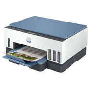 HP Smart Tank 725 All-In-One Printer, Print / Copy / Scan, Wireless Function, Up To 15ppm Print Speed, 1200 DPI, 250 Sheets Input Capacity, Wifi & Bluetooth Connectivity, White - Blue | 28B51A