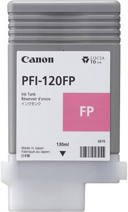 Canon PFI-120 Ink Cartridge, 130ml, For imagePROGRAF TM-200,TM-300 & TM-305, Fluorescent Pink | 3499C001AA