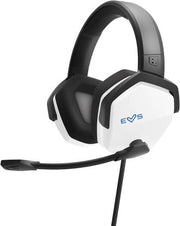 Energy Sistem Gaming Headset ESG 3 White Thunder Gamer Headphones (Deep Bass, Cloth Ear Pads, Crystal Clear Sound)
