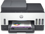 HP Smart Tank 790 All In One Printer, Auto Duplex Printing, W/ ADF & Magic Touch Panel, 23ppm Print Speed, USB / WiFi / Bluetooth / LAN/Mobile Printing, 100 Sheets Output Capacity, White-Gray | 4WF66A
