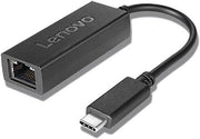Lenovo USB-C to Ethernet Adapter, PXE-Boot Function,100Mbps Data Rate Transmit, Black | 4X90S91831