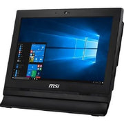 MSI Pro 16T 10M 15.6'' HD Touch All In One PC, 1366x768 Resolution, Anti Glare, Intel Celeron 5205U Dual Core Processor, 4GB RAM, 128GB SSD, Windows 11 Pro, Black | 9S6-A61811-047