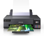 EPSON EcoTank L18050 Ink Printer, 6 Color Dye Based Inks, A3+ Borderless Photo Printing, Print Speed : Appx 27 sec* (4R) / 65 sec* (A4), CD/DVD/PVC/ID Card Printing, WiFi Direct, Black | C11CK38403DA