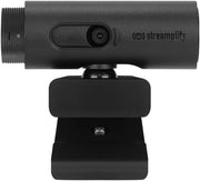 Streamplify FHD 60FPS Webcam, Autofocus & Automatic Light Enhancement, Foldable, Wide Screen View 90° and 360° Swivel, Anti-Spy Sliding Cover, Black | CAM-FHD-2M60-BK