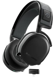SteelSeries Arctis 7+ Wireless Gaming Headset, Lossless 2.4 GHz, 30 Hour Battery Life, USB-C Charging, 7.1 Surround, For PC / PS5 / PS4 / Mac / Android, Black | 61470