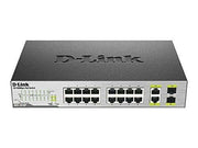 D-Link DES-1018P 16-Port Unmanaged Desktop PoE Network Switch | DES-1018P