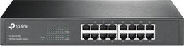 TP LINK 16-Port Gigabit Desktop/Rackmount Switch, Fanless, Packet Forwarding Up to 23.8Mpps | TL-SG1016D