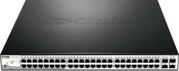 D-Link 52 Port Smart Managed PoE Switch, 4 x Gigabit GbE/SFP Combo Ports, L2+ Routing, 370W PoE, Advanced L2 Switching | DGS-1210-52MP
