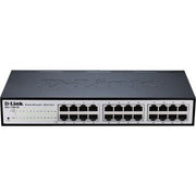 D-Link 24-Port Fast Ethernet, CPU Speed 50Mhz, DRAM Size 8MB, Smart Managed Switch | DES-1100-24