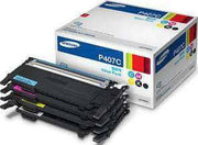 Samsung CLT-P407C 4-Pack Toner Cartridge