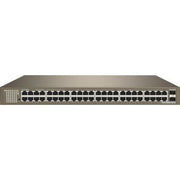 Tenda TEG1050F 48GE+2SFP Ethernet Switch, 12 Mb Large Buffer, Dual 6 kV Lightning Protection, 100Gbps Capacity, <48W Power Consumption | TEG1050F