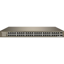 Tenda TEG1050F 48GE+2SFP Ethernet Switch, 12 Mb Large Buffer, Dual 6 kV Lightning Protection, 100Gbps Capacity, <48W Power Consumption | TEG1050F