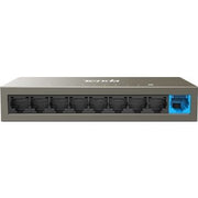 Tenda TEF1109DT 9-Port Ethernet Switch, 10/100M, Lightning Protection, 250m Transmission, Desktop & Wall-mount, Steel Case, 3.6 Gbps | TEF1109DT