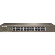 Tenda TEG1024D V7.0 24-Port Gigabit Ethernet Switch, 24*10/100/1000 Base-T Ports, 48Gbps Capacity, Input 100-240V AC, <12W | TEG1024D