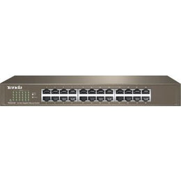 Tenda TEG1024D V7.0 24-Port Gigabit Ethernet Switch, 24*10/100/1000 Base-T Ports, 48Gbps Capacity, Input 100-240V AC, <12W | TEG1024D