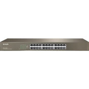 Tenda TEG1024G V9.0 24-Port Gigabit Ethernet Switch, 48Gbps Capacity, 10/100/1000 Base-T Ethernet Ports, AC Input. | TEG1024Gv9.0