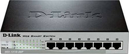D-link 8-Port 10/100 PoE Fast Ethernet Smart Managed Switches | DL-DES121008P