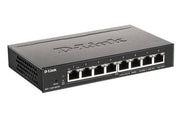 D-Link 8 Port Gigabit PoE Switch, 64W PoE Power Budget, Supports IEEE 802.3at PoE, Compact Design, 8x 10/100/1000 Base Ports | DGS-1100-08PV2