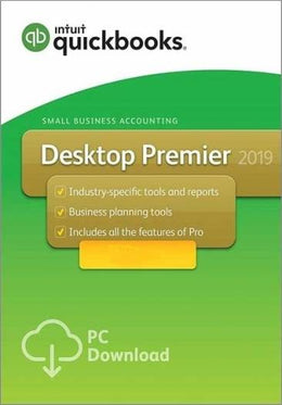 Intuit QuickBooks Premier 2019 I Digital Download I (10 User) (UK Version)