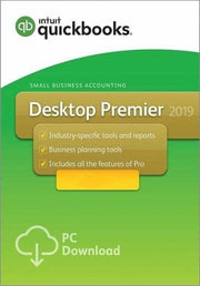 Intuit QuickBooks Premier 2019 I Digital Download I (30 User) (UK Version)