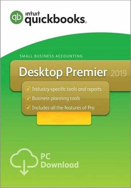 Intuit QuickBooks Premier 2019 I Digital Download I (30 User) (UK Version)