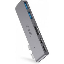 Vava VA-UC019 5 in 1 USB C Hub Ultra-Slim Dual-Monitor Adapter, 5K 60Hz Display, HDMI, USB-C Port for 100W PD Charging with 40Gbps Data Transfer | 83-07000-081