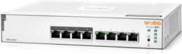 Aruba Instant On 1830 8-Port Gb | 4-Port Class 4 PoE Smart Switch (65W) - 8X 1G |Fanless | US Cord (JL811AABA)