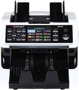 DMInteract DM-920 1 Pocket 15 Multi Currency Sorter With UV, MG, Counterfeit Detection, Touch Control Panel, 3.5 inch TFT Display Counting Machine With Built-In Display Receipt Printer