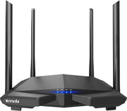 Tenda AC1200 Dual Band WiFi Router, High Speed Wireless Internet Router with Smart App, MU-MIMO for Home (AC6),Black