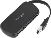 Targus 4-Port USB Hub, Black | ACH114EU