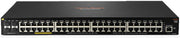 HPE Aruba Networking 2930F 48G PoE+ 4SFP+ 740W Switch,. 48 RJ-45 Autosensing 10/100/1000 PoE+ Ports, 4 SFP+ 1/10GbE Ports, 112.0 Mpps Throughput, 176 Gbps Switching Capacity, Black | JL558A