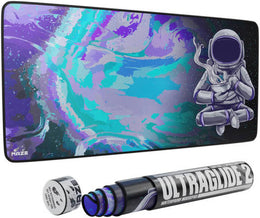 Maze 2XL Extended Mouse Pad/Mat, 36'' x 18'' x 0.2'' Dimension, 5mm Thick, Ultraglide 2, Waterproof, Anti-Fray, Anti-Slip, Smooth Surface for Maximum Control and Speed, Astro NDS-V | UO-2G19-T9DR
