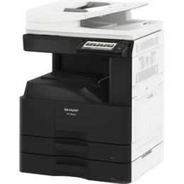 Sharp BP-30M35 A3 Black & White Photocopier, 35 B/W Pages Per Minute, Standard Paper Capacity 1100 Sheets, Print / Copy / Scan / File / Fax Functions, 2 Tray / Bypass Tray, White | BP-30M35