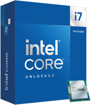 Intel Core i7-14700 2.1GHz LGA1700 Desktop Processor, 20 Core & 28 Threads, 5.4 GHz Max Turbo Boost, 33MB Cache, Integrated Intel UHD Graphics 770, 2CH DDR5 Memory / 192GB Max | BX8071514700SRN40