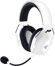 Razer BlackShark V2 Pro 2023 Edition Gaming Headphones, TriForce Titanium 50mm Drivers, Unidirectional Pick-Up Pattern, THX Spatial Audio, 2.4GHz & BT5.2 Connectivity, White | RZ04-04530200-R3M1