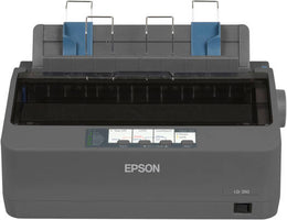 Epson LQ-350 Impact Dot Matric Printer, 360 x 180 DPI Resolution, 24-Pin, 80-Column, 10 CPI - 347 Chars/s, 10,000 Operating Hours MTBF, Gray | C11CC25002